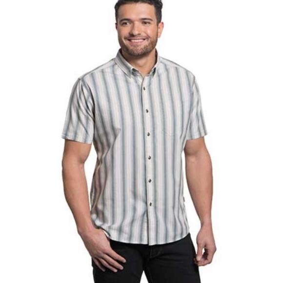 Kuhl The Bohemian Men’s Performance Button Down Shirt Western Striped Size M - Picture 1 of 11